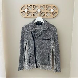 Rag & Bone Hart Moto Sweater Jacket Sz Small